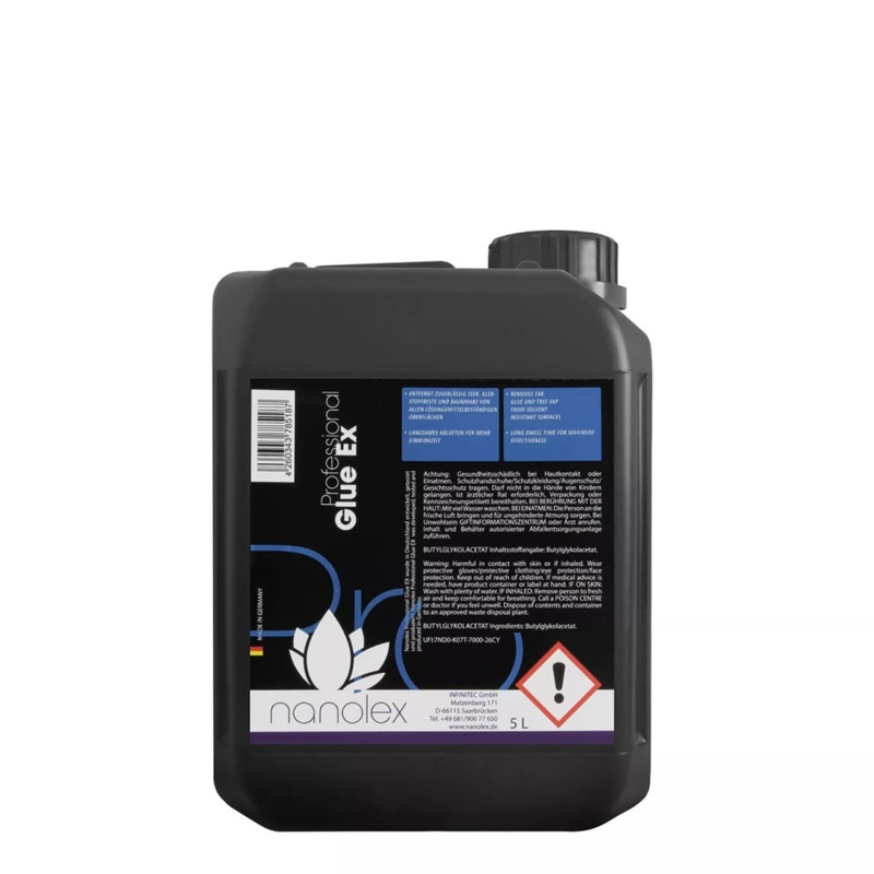 Nanolex Professional Glue EX - odstraňovač lepidla, dehtu a pryskyřice ze stromů