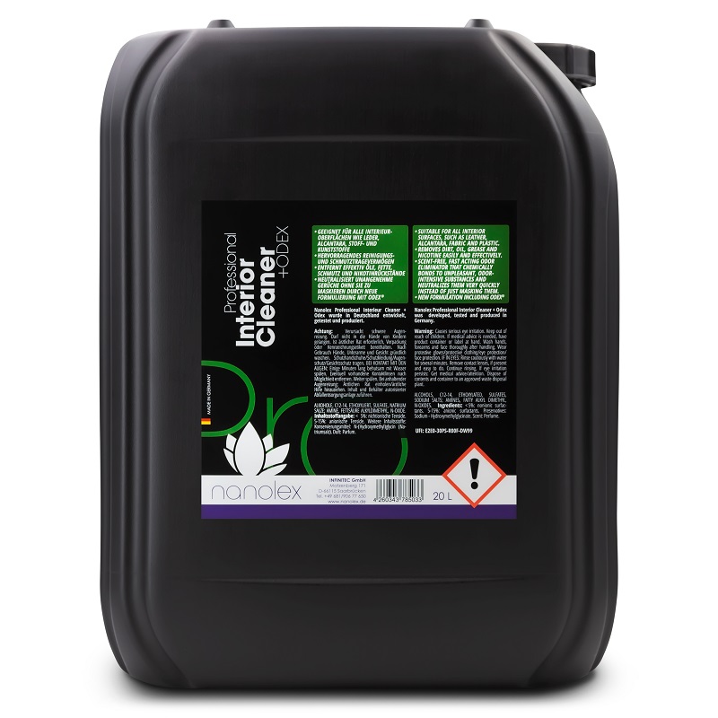 Nanolex Professional Interior Cleaner + ODEX - interiérový čistič + pohlcovač zápachu