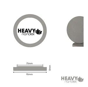 Nanolex Leštící kotouč 95x13x75 mm HEAVY / ŠEDÝ