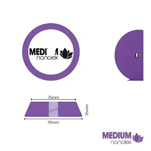 Nanolex Leštící kotouč 95x25x75 mm DA / MEDIUM / FIALOVÝ