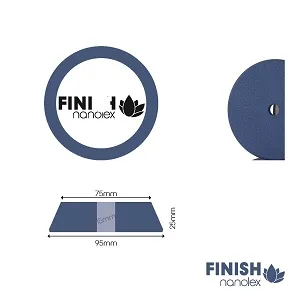 Nanolex Leštící kotouč 95x25x75 mm DA / FINISH / TMAVĚMODRÝ