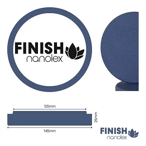 Nanolex Leštící kotouč 145x25x125 mm FINISH / TMAVĚMODRÝ