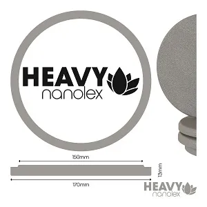 Nanolex Leštící kotouč 170x13x150 mm HEAVY / ŠEDÝ