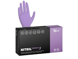 ESPEON Rukavice NITRIL PREMIUM3, 100 ks, fialové, 4.0g