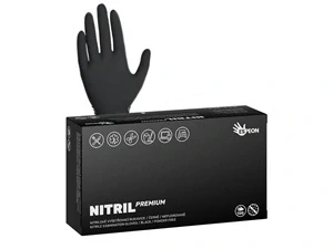 ESPEON Rukavice NITRIL PREMIUM, 100 ks, černé, 4.0g