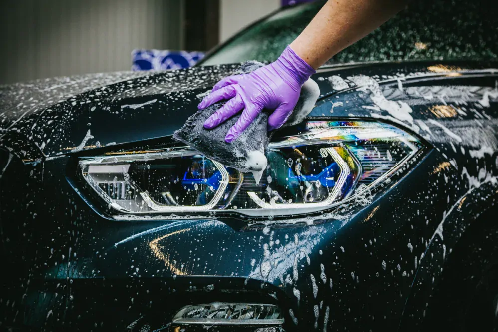 Nanolex Houba mikrovláknová mycí Ultra Plush Wash Pad tm.šedá